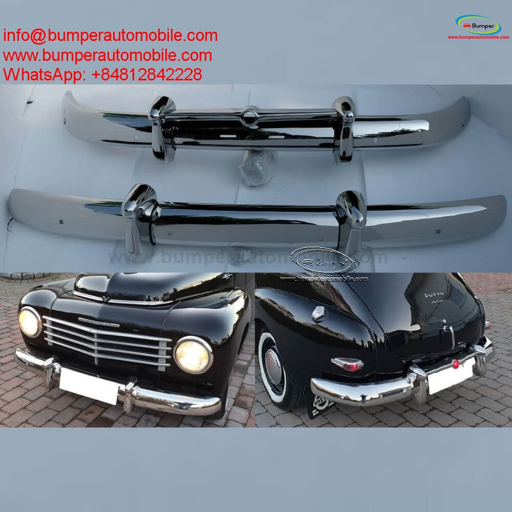  Volvo PV 444 bumper (1950-1953) by stainless steel  (Volvo PV 444 Sto,Amravati,Cars,Spare Parts